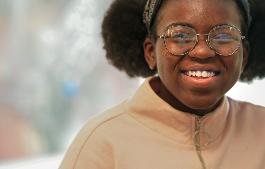 smiling student